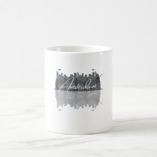 Caneca De Café Skyline Amsterdã