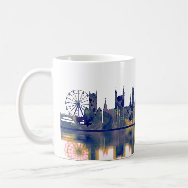 Caneca De Café Skyline Bristol (Esquerda)