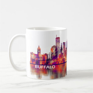 Caneca De Café Skyline Buffalo Nova York