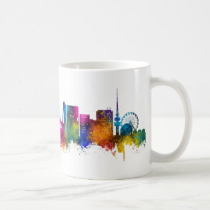 Caneca De Café Skyline da Austrália de Camberra