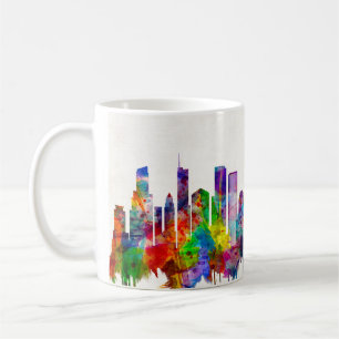 Caneca De Café Skyline de Chicago Illinois