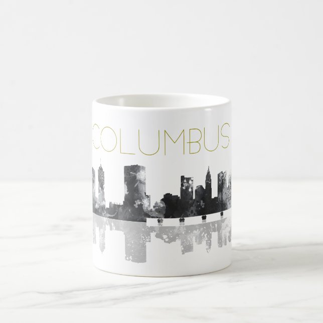 CANECA DE CAFÉ SKYLINE DE COLUMBO, OHIO (Centro)