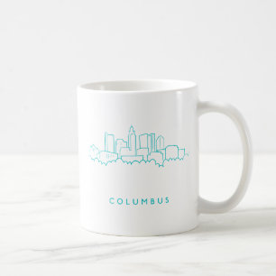 Caneca De Café Skyline de Columbo, Ohio