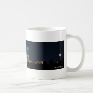 Caneca De Café Skyline de Dallas, Texas na noite