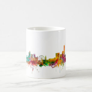 Caneca De Café Skyline de Manchester Inglaterra