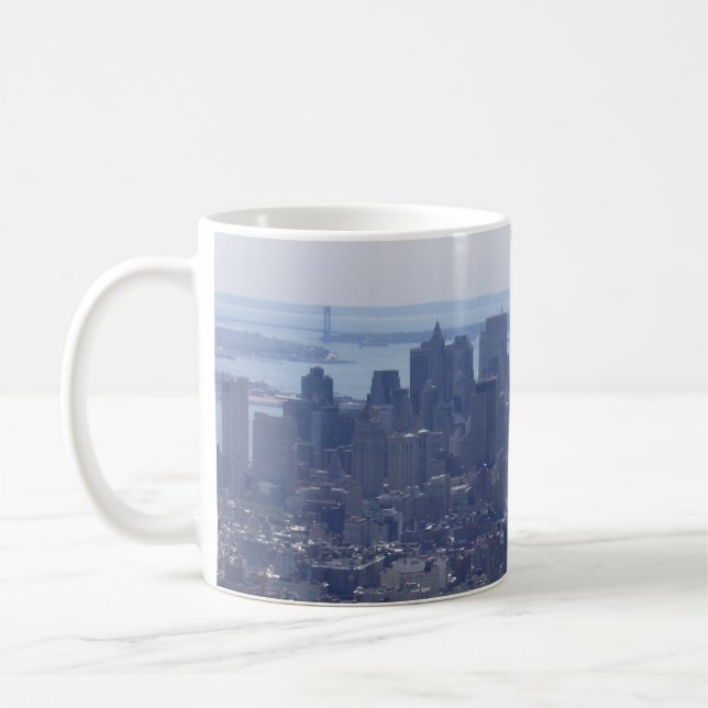 Caneca De Café Skyline de NYC (Esquerda)