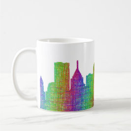 Caneca De Café Skyline de Pittsburgh