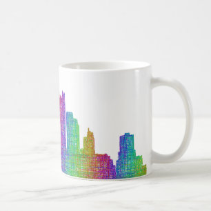 Caneca De Café Skyline de Pittsburgh
