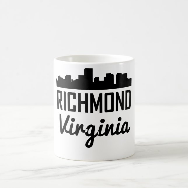 Caneca De Café Skyline de Richmond Virgínia (Centro)