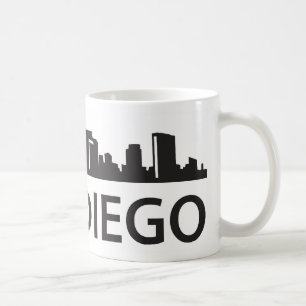 Caneca De Café Skyline de San Diego