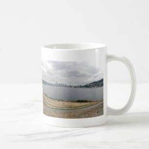 Caneca De Café Skyline de Seattle do parque da fábrica de gás