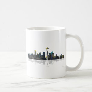 Caneca De Café Skyline de Seattle Washington