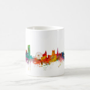Caneca De Café Skyline de Sheffield Inglaterra