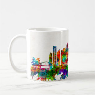 Caneca De Café Skyline de Singapura