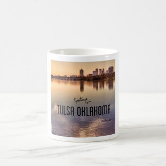Caneca De Café Skyline de Tulsa Oklahoma