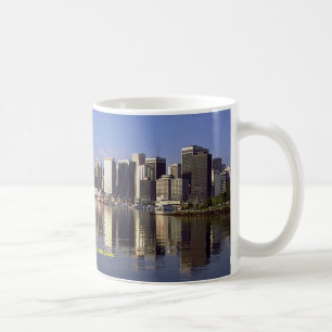 Caneca De Café Skyline de Vancôver, Columbia Britânica, Canadá