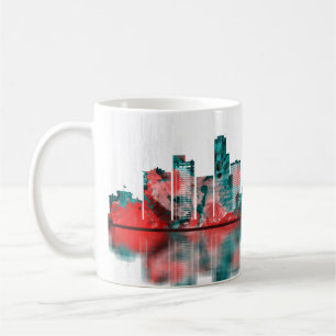 Caneca De Café Skyline do Arkansas