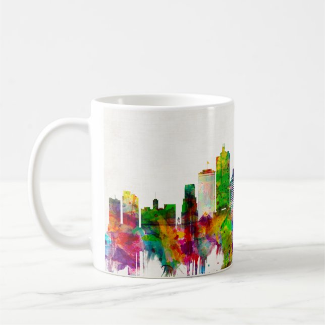 Caneca De Café Skyline do Tennessee (Esquerda)