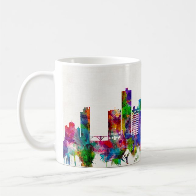 Caneca De Café Skyline do Tennessee (Esquerda)