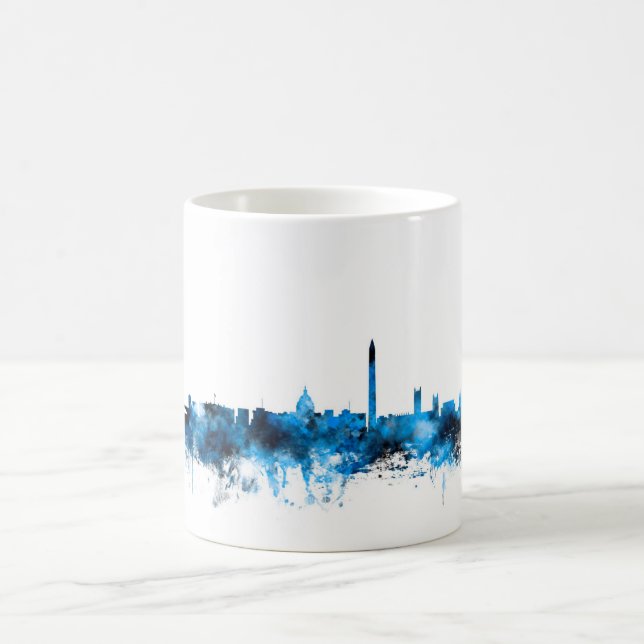 Caneca De Café Skyline do Washington DC (Centro)