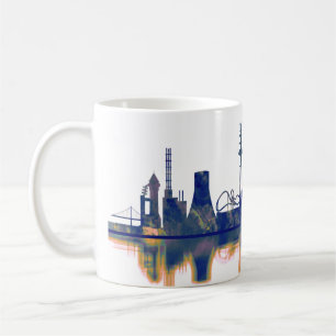 Caneca De Café Skyline Duisburg