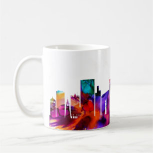 Caneca De Café Skyline Dusseldorf