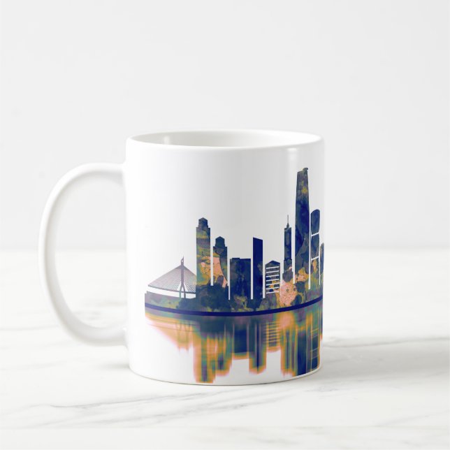 Caneca De Café Skyline Guangzhou (Esquerda)