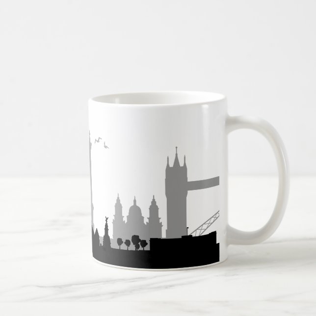 Caneca De Café Skyline Londres (Direita)
