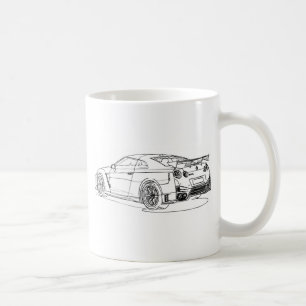 Caneca De Café Skyline R35 GTR Nismo 2017 do Nis