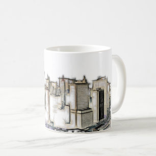 Caneca De Café Skyline urbana de New York