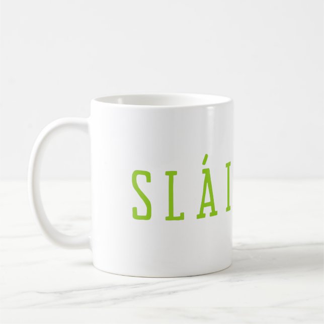 Caneca De Café Slainte ! Dia de São Patrício (Esquerda)