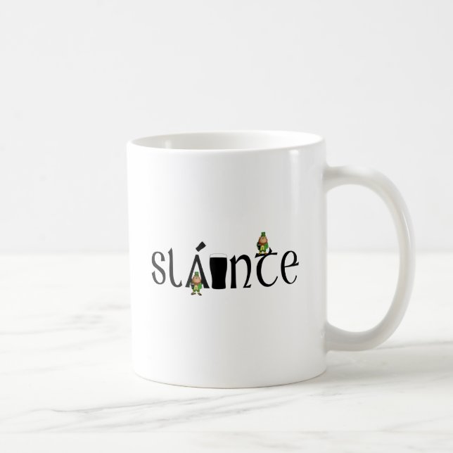 Caneca De Café Slainte gaélico (Direita)
