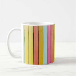 Caneca De Café Slats de cerca de madeira
