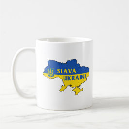 Caneca De Café Slava Ucraniano С л в а У к р а ї н іа Glda Ucrâni