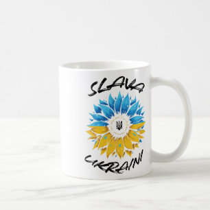 Caneca De Café Slava Ukraini Glória à Ucrânia Girassol Mulheres U