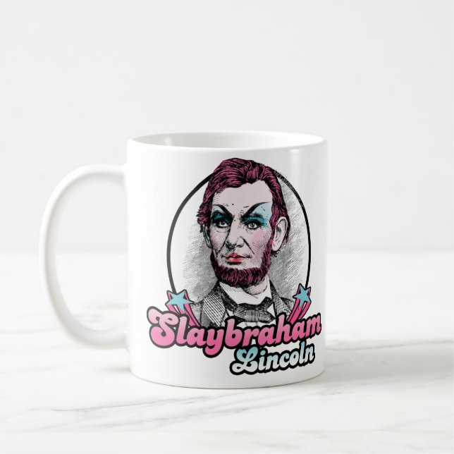 Caneca De Café Slaybraham Lincoln (Esquerda)