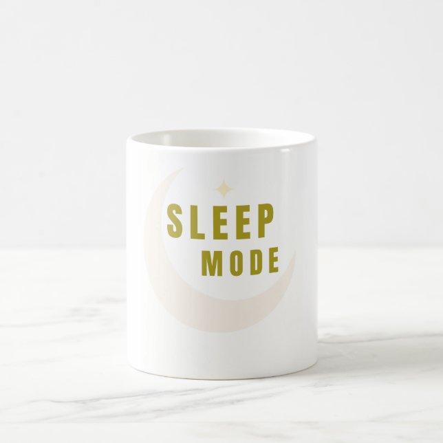 Caneca De Café Sleep Mode Funny Coffee Mug (Centro)