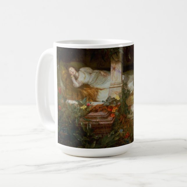 Caneca De Café Sleeping Beauty (Handsome Prince Saves Princess) (Frente Esquerda)