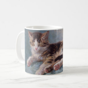 Caneca De Café Sleepy Kitten por Henriette Ronner-Knip