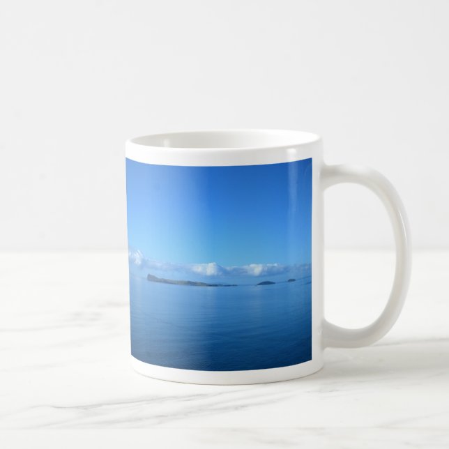 Caneca De Café Slipper Island Blue Sky, do Monte Paku (Direita)