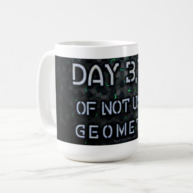 Caneca De Café SlipperyJoe não está usando a geometria interligan (Frente Esquerda)