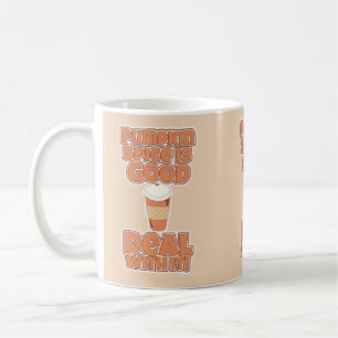 Caneca De Café Slogan de Cartoon Super Bonito de Pumpkin Spice