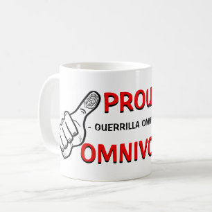 Caneca De Café Slogan Omnivore