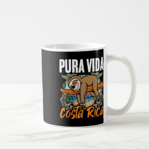 Caneca De Café Sloth Beach Vacing Tropical Sloths Pura Vida Cos