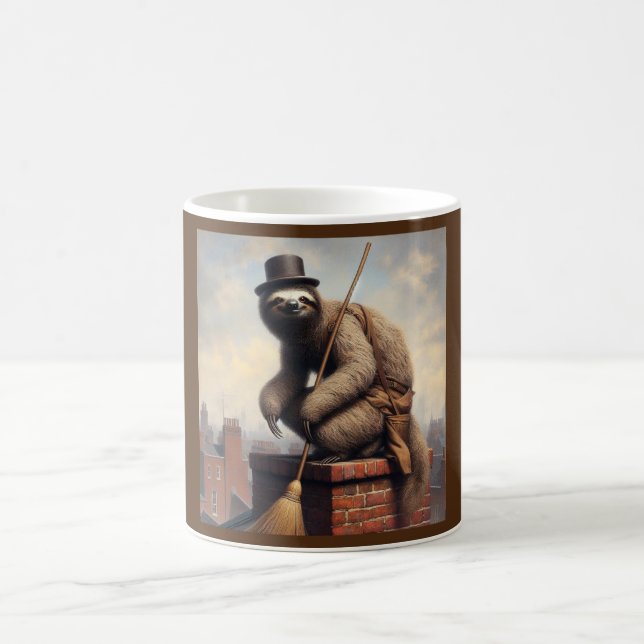 Caneca De Café Sloth Chimney Sweep (Centro)