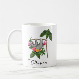 Caneca De Café Sloth Coffee Sloth Dons para ela