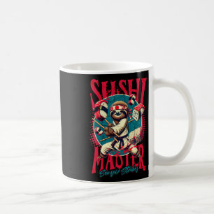 Caneca De Café Sloth Karate Sushi Master
