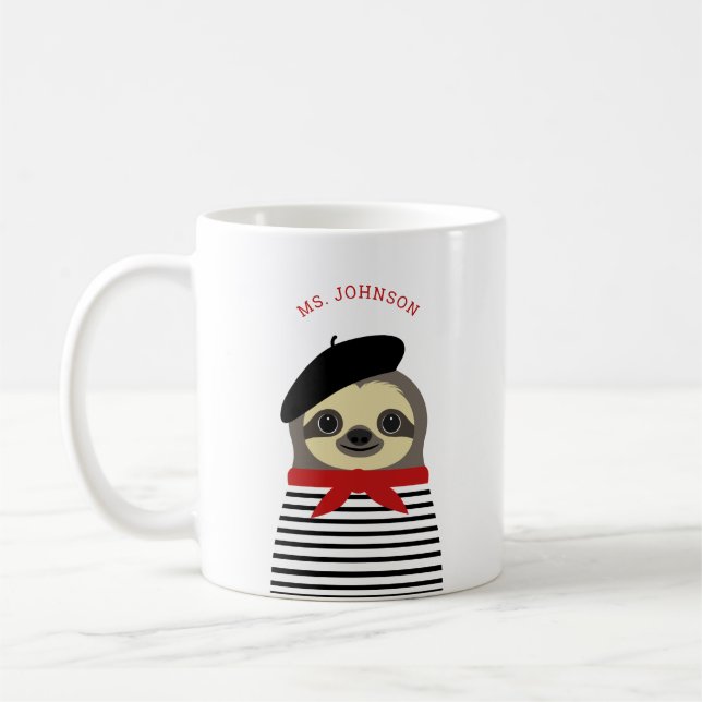 Caneca De Café Sloth Mugs (Esquerda)