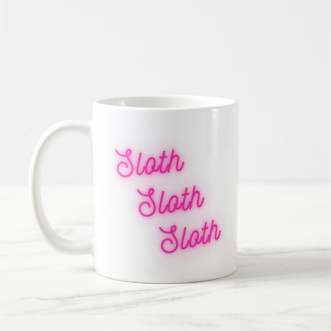 CANECA DE CAFÉ SLOTH SLOTH SLOTH (Esquerda)