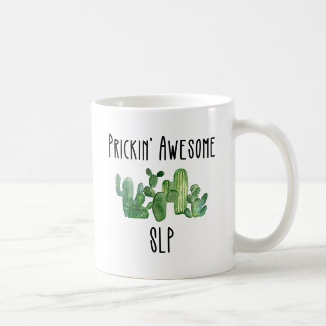 Caneca De Café SLP Speech Therapist Pathologist Teacher Gift (Direita)